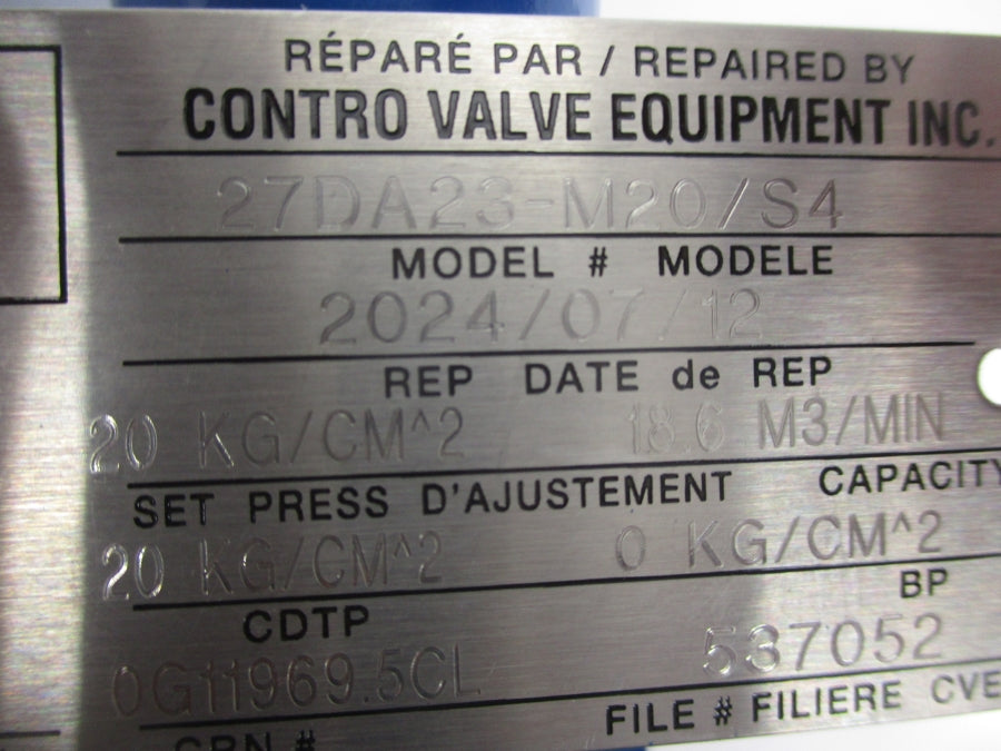 FARRIS ENGINGEERING 27DA23-M20/S4 REMAN