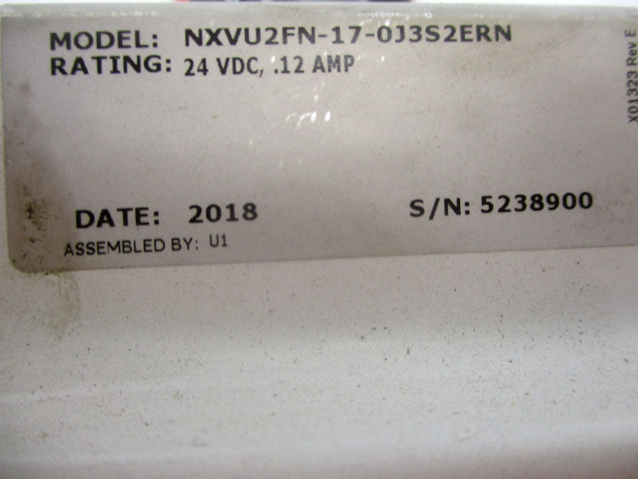 FLOWSERVE NXVU2FN-17-0J3S2ERN 24VDC .12A UNMP