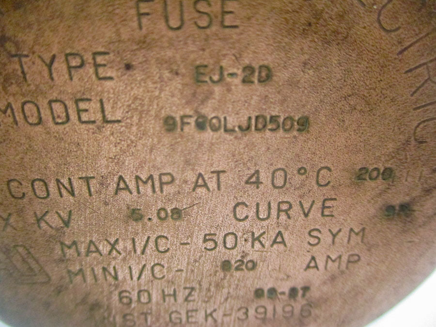 GENERAL ELECTRIC 9F60LJD509 820A UNMP