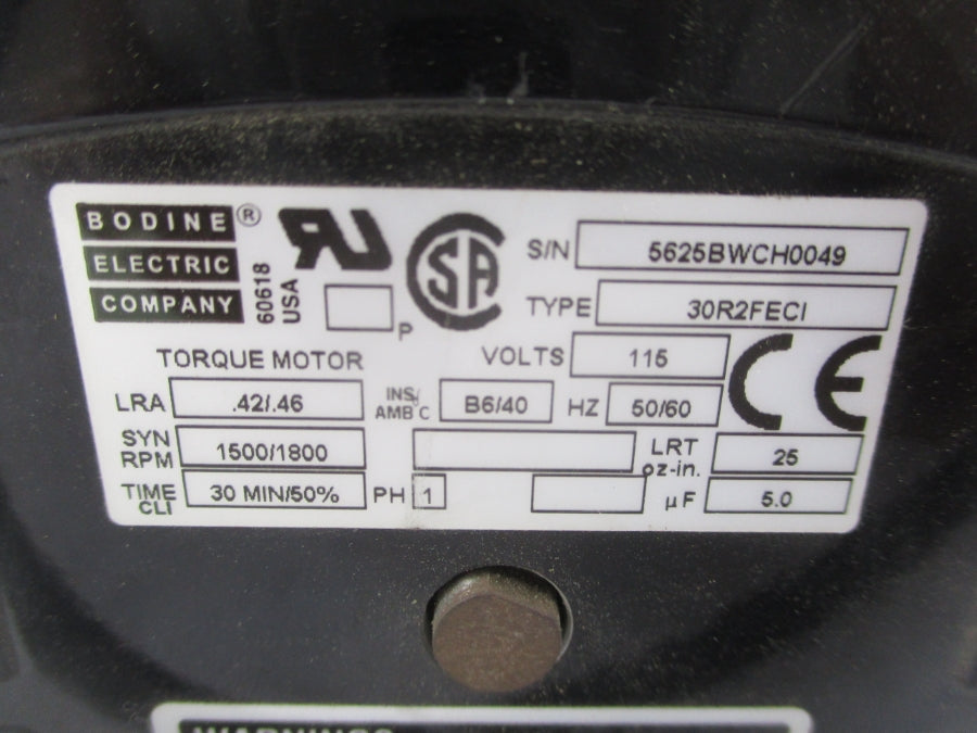 BODINE 30R2FEC1 115V UNMP