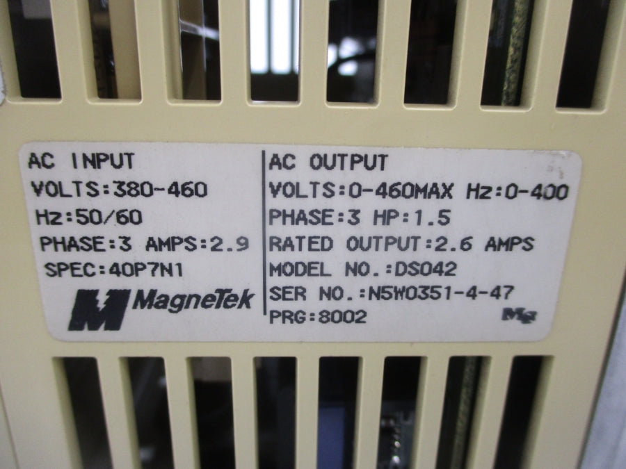 MAGNETEK DS042 380-460VAC 2.9A NSNP