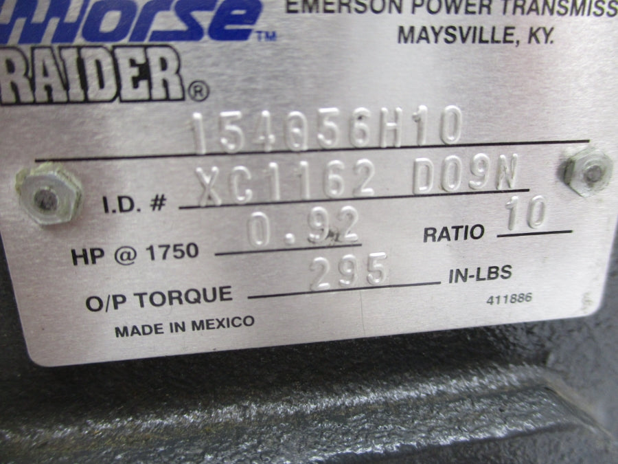 MORSE 154Q56H10 XC1162 D09N NSMP