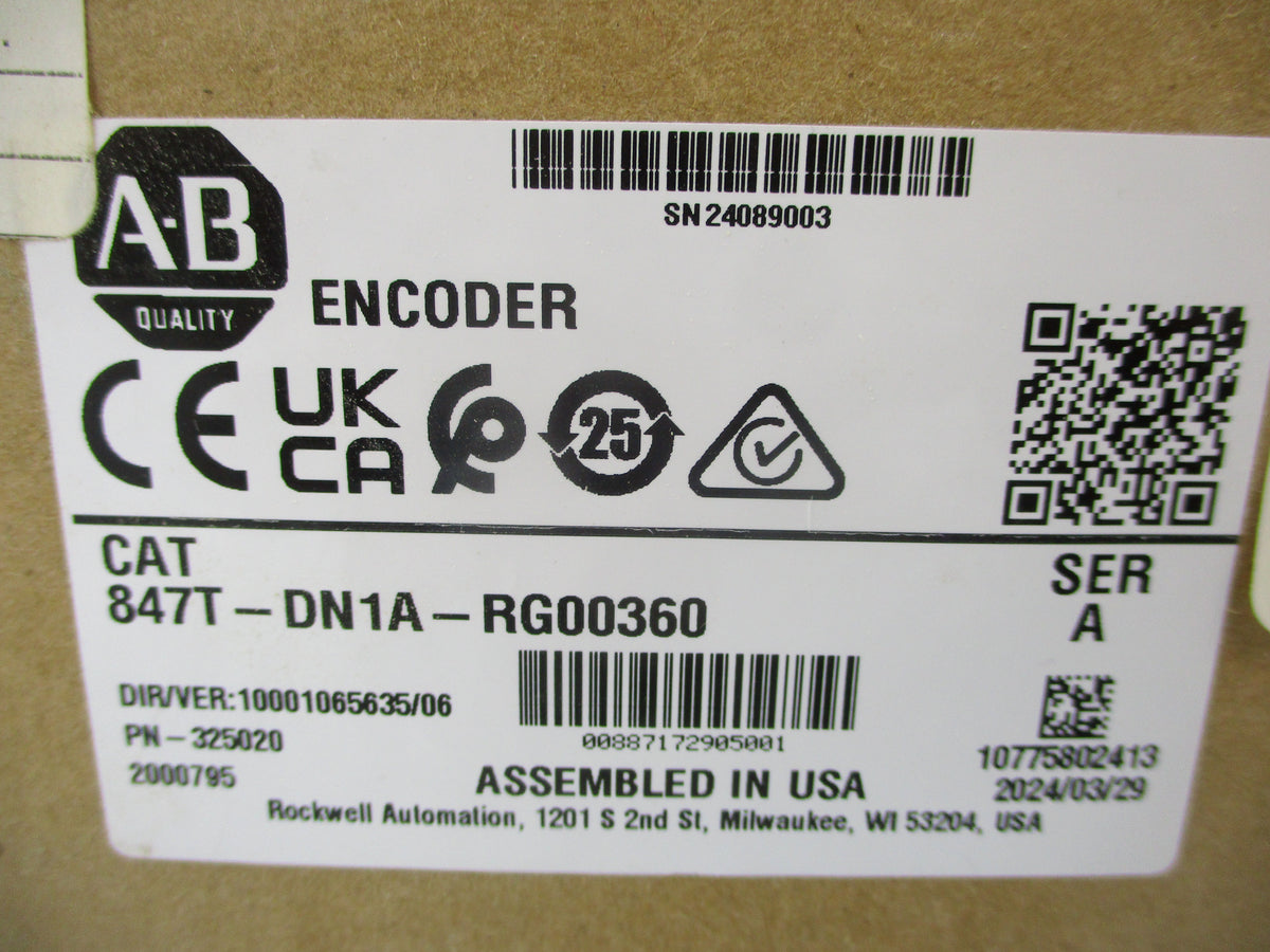 INDUSTRIAL SPARE PART 847T-DN1A-RG00360 SER. A 4.5-5.5VDC NSMP