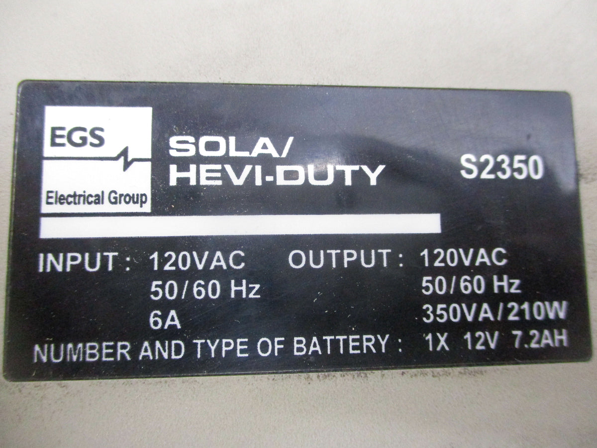SOLA S2350 120VAC 6A UNMP