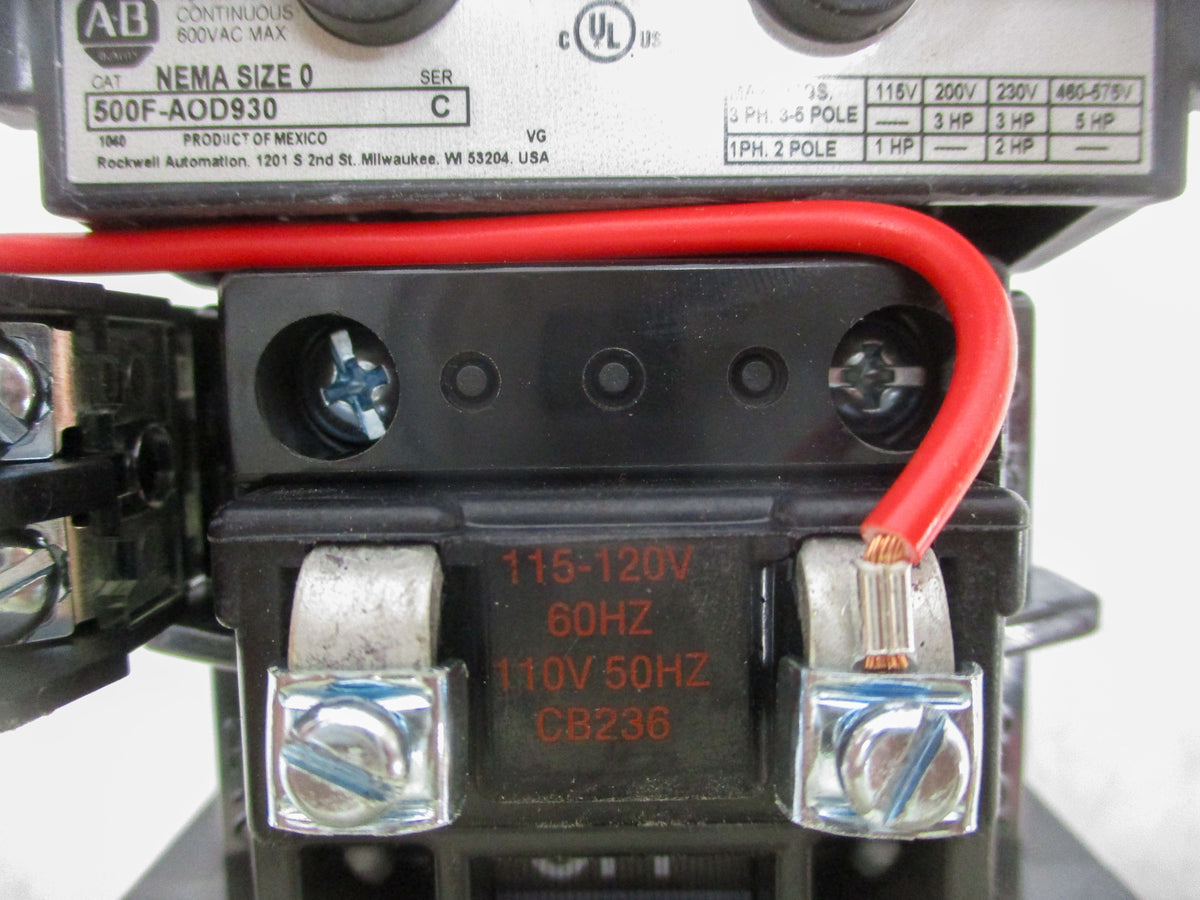 INDUSTRIAL SPARE PART 509-AOD SER. 1 110/115-120V NSMP
