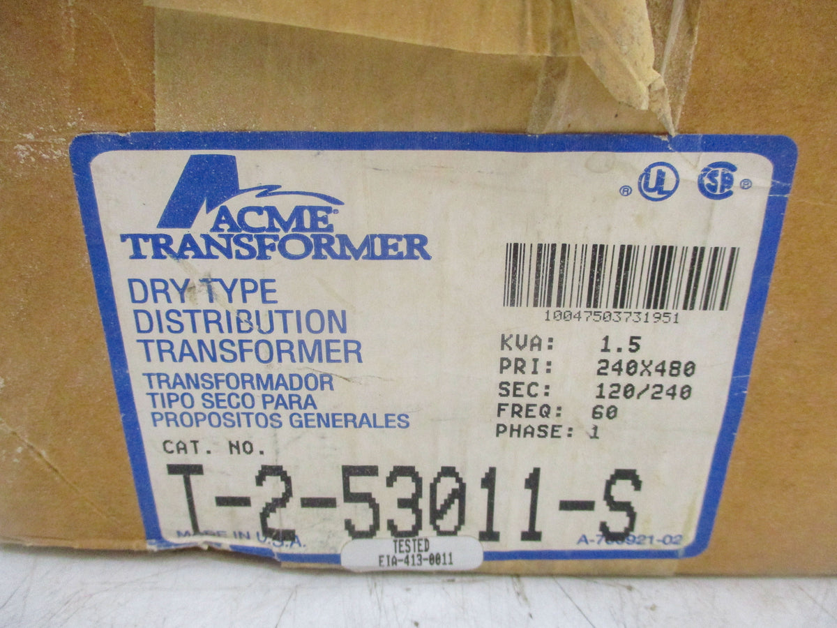 ACME T-2-53011-S 200/480V NSMP