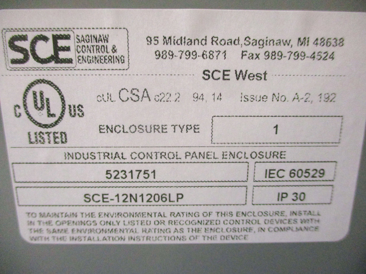 SCE SCE-12N1206LP NSMP