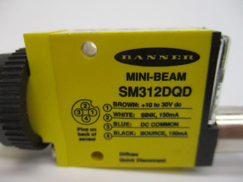 BANNER ENGINEERING SM312DQD 10-30VDC NSNP