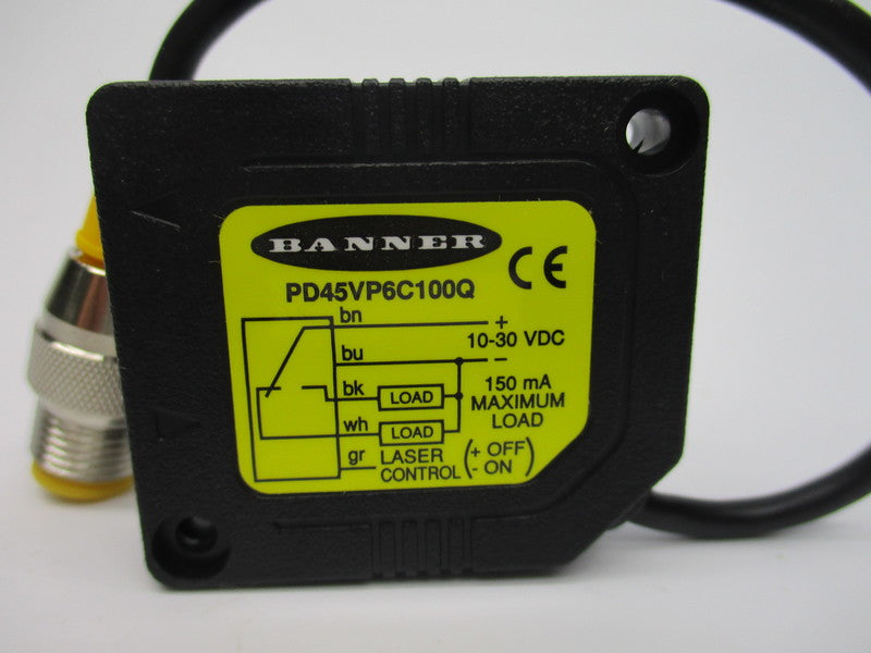 BANNER ENGINEERING PD45VP6C100Q 10-30VDC NSNP
