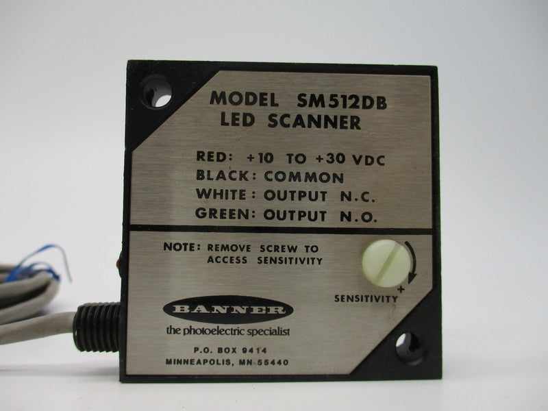 BANNER ENGINEERING SM512DB 10-30VDC NSNP