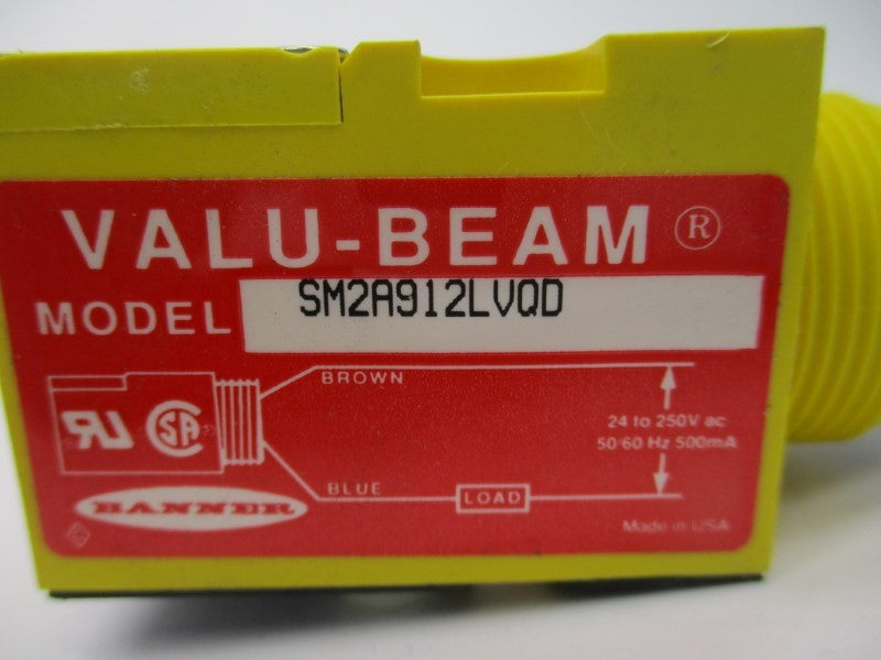 BANNER ENGINEERING SM2A912LVQD 24-250VAC UNMP