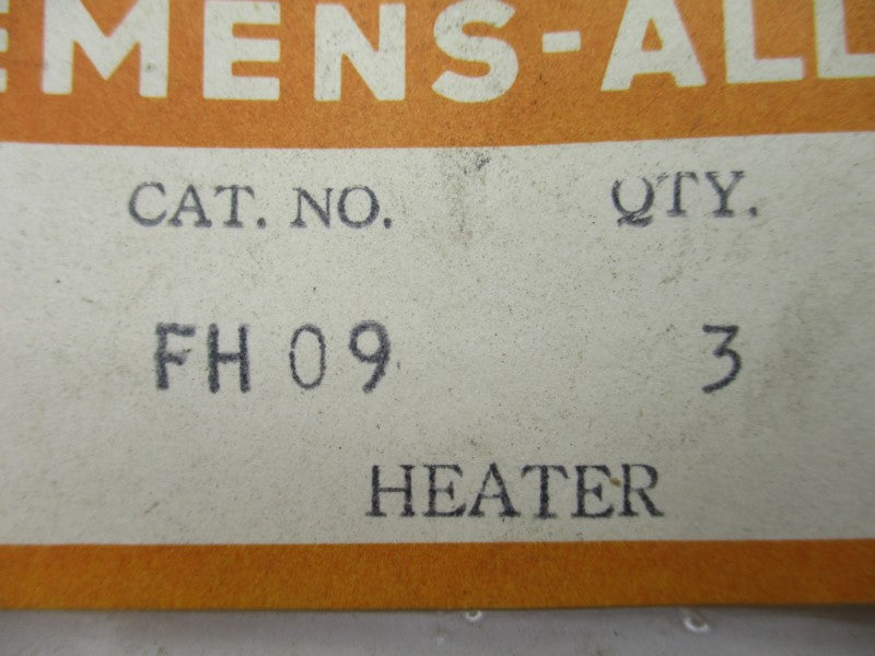 SIEMENS FH09 (PKG OF 3) NSMP