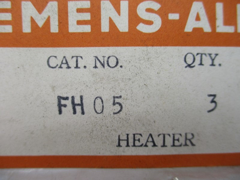 SIEMENS FH05 (PKG OF 3) NSMP