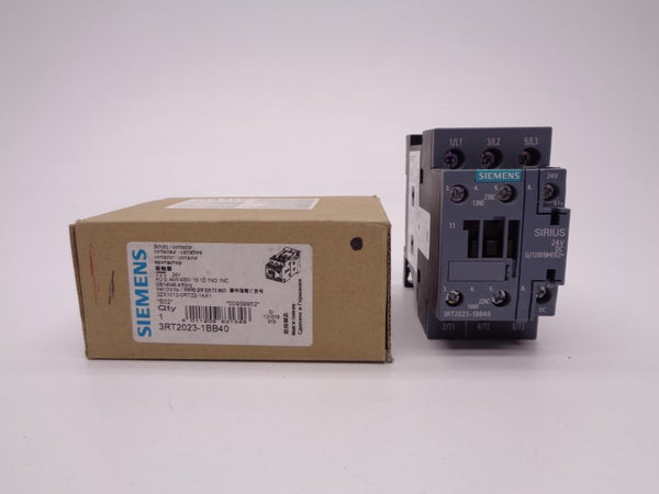 SIEMENS 3RT2023-1BB40 24V 9A NSMP