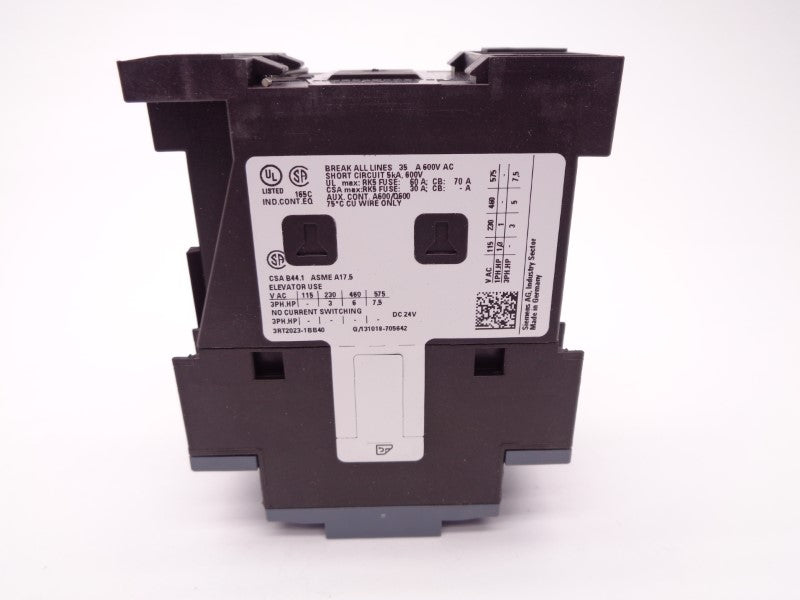 SIEMENS 3RT2023-1BB40 24V 9A NSMP
