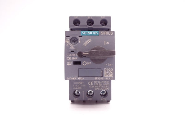 SIEMENS 3RV2021-4CA10 480V 16-22A NSNP