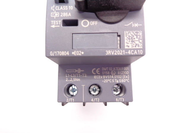 SIEMENS 3RV2021-4CA10 480V 16-22A NSNP