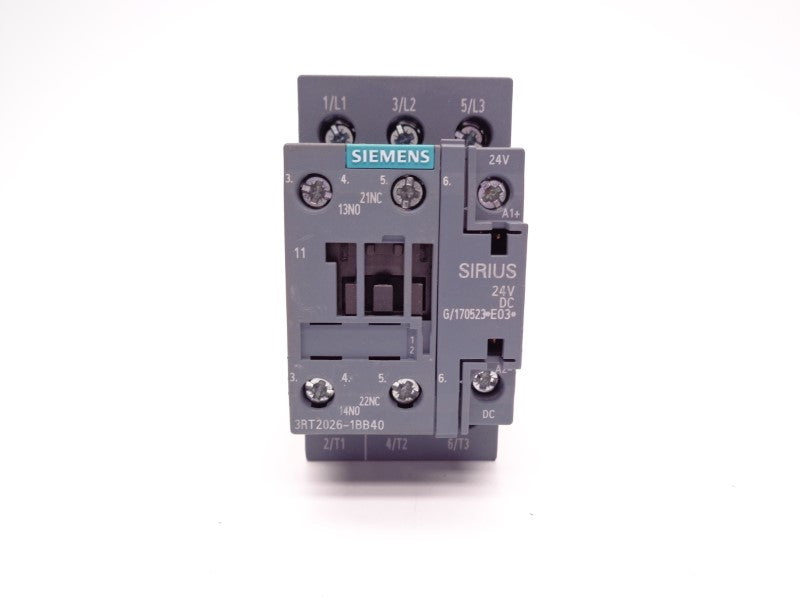 SIEMENS 3RT2026-1BB40 24VDC NSNP