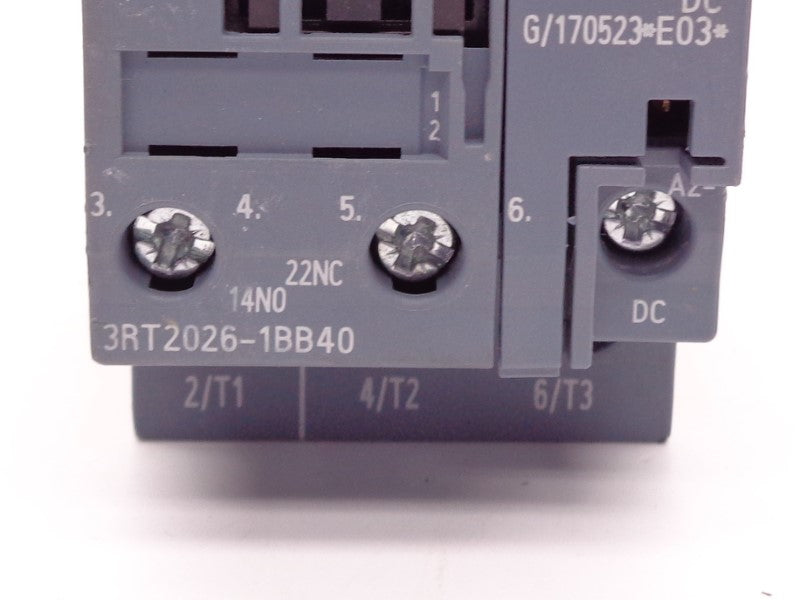 SIEMENS 3RT2026-1BB40 24VDC NSNP