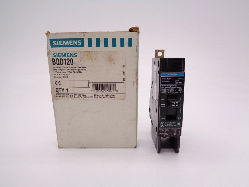 SIEMENS BQD120 277VAC 20A NSMP