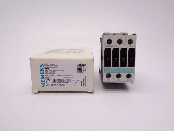 SIEMENS 3RT1025-1AK60 110/120V NSMP