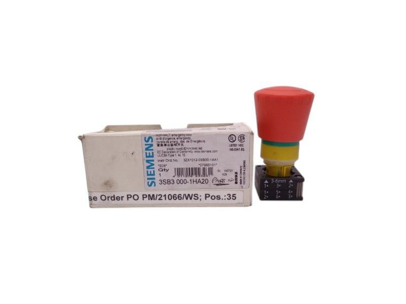 SIEMENS 3SB3000-1HA20 NSMP