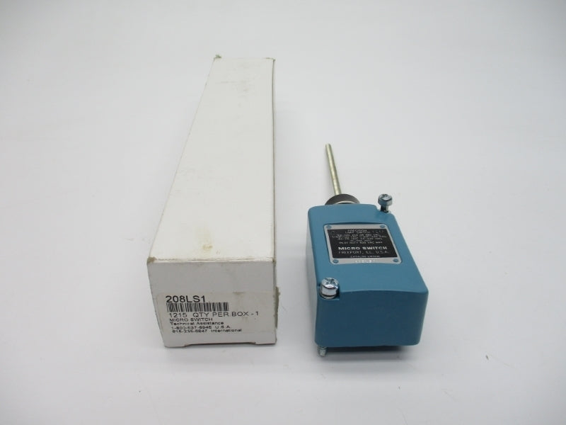 MICRO SWITCH 208LS1 600VAC 10A NSMP