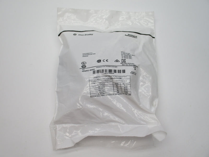 ALLEN BRADLEY 42GRU-9002 SER. B 70-264VDC/AC 5A (WH) NSMP