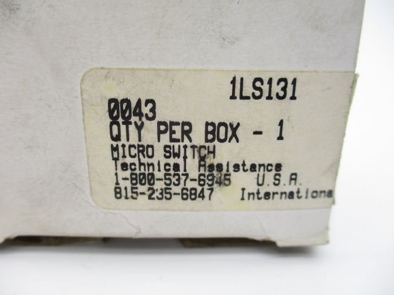 HONEYWELL 1LS131 600VAC 10A (AS PICTURED) NSMP