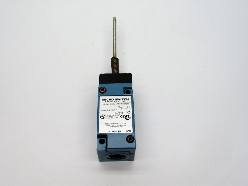 MICRO SWITCH LSJ1A-7N 600VAC 10A NSNP