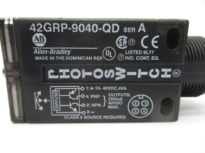 ALLEN BRADLEY 42GRP-9040-QD SER. A 10-40VDC NSNP