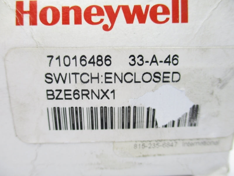 HONEYWELL BZE6-RNX1 480VAC 15A NSMP
