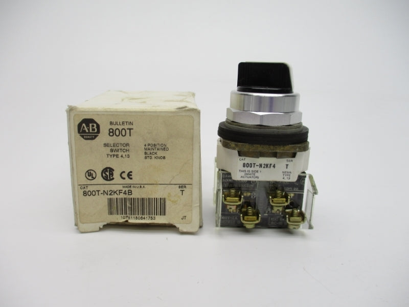 ALLEN BRADLEY 800T-N2KF4B SER. T (WH) NSMP