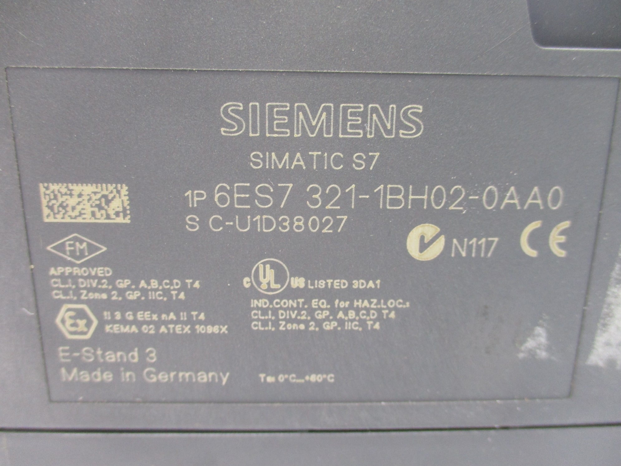SIEMENS 6ES7321-1BH02-0AA0 UNMP