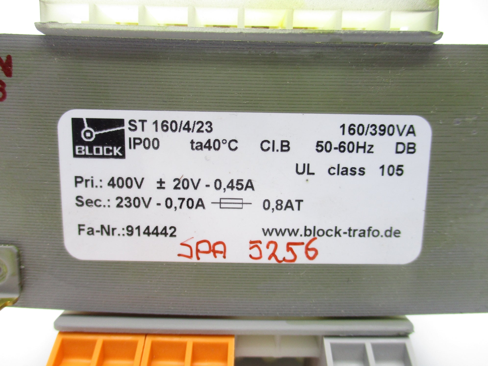 BLOCK-TRAFO ST 160/4/23 NSNP