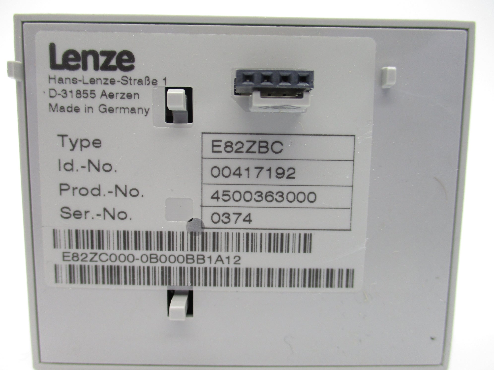 LENZE E82ZBC 00417192 NSNP