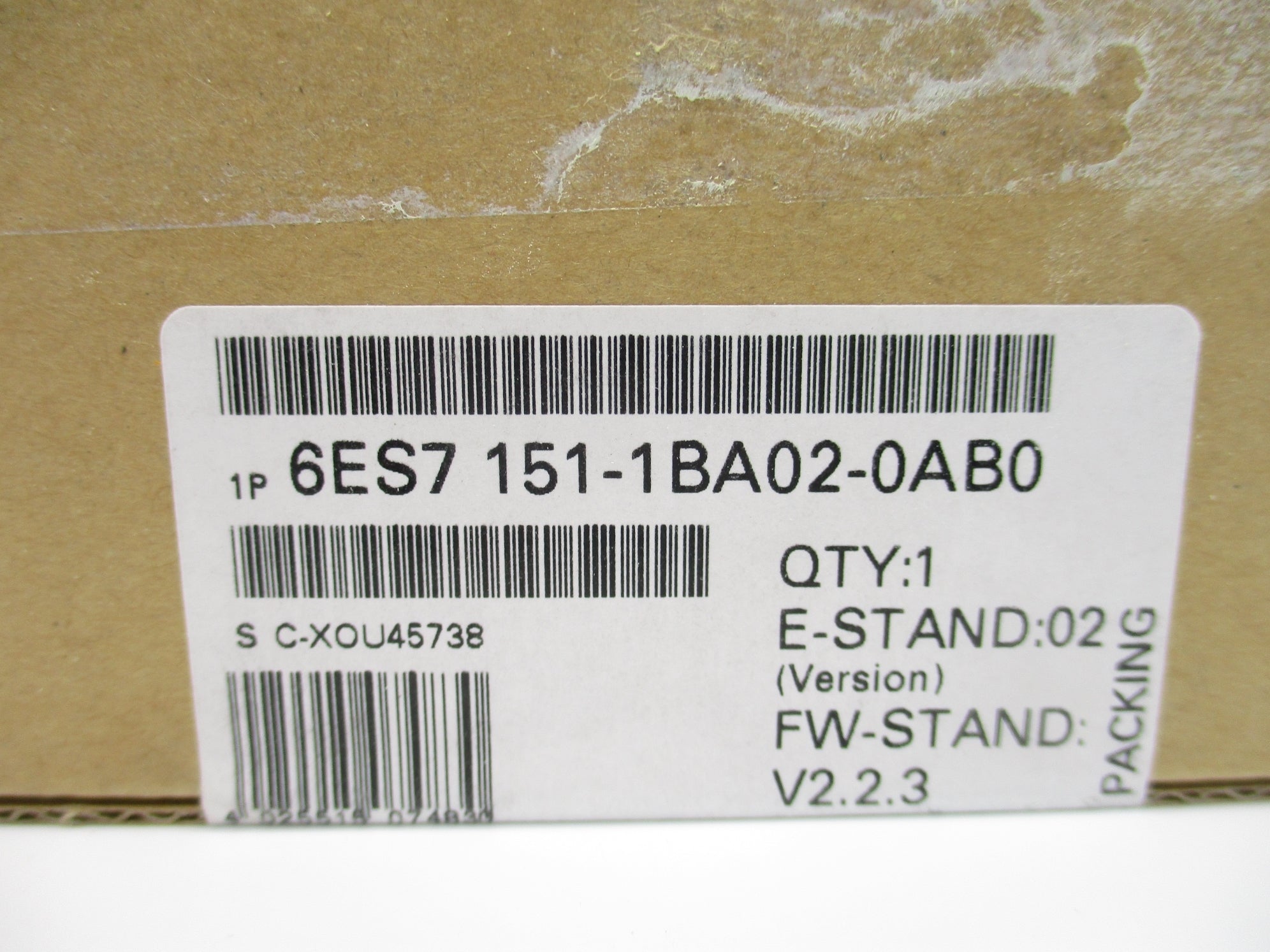 SIEMENS 6ES7151-1BA02-0AB0 NSFS