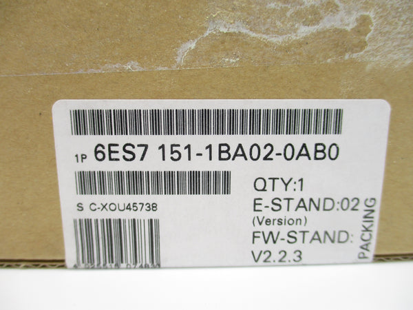 SIEMENS 6ES7151-1BA02-0AB0 NSFS