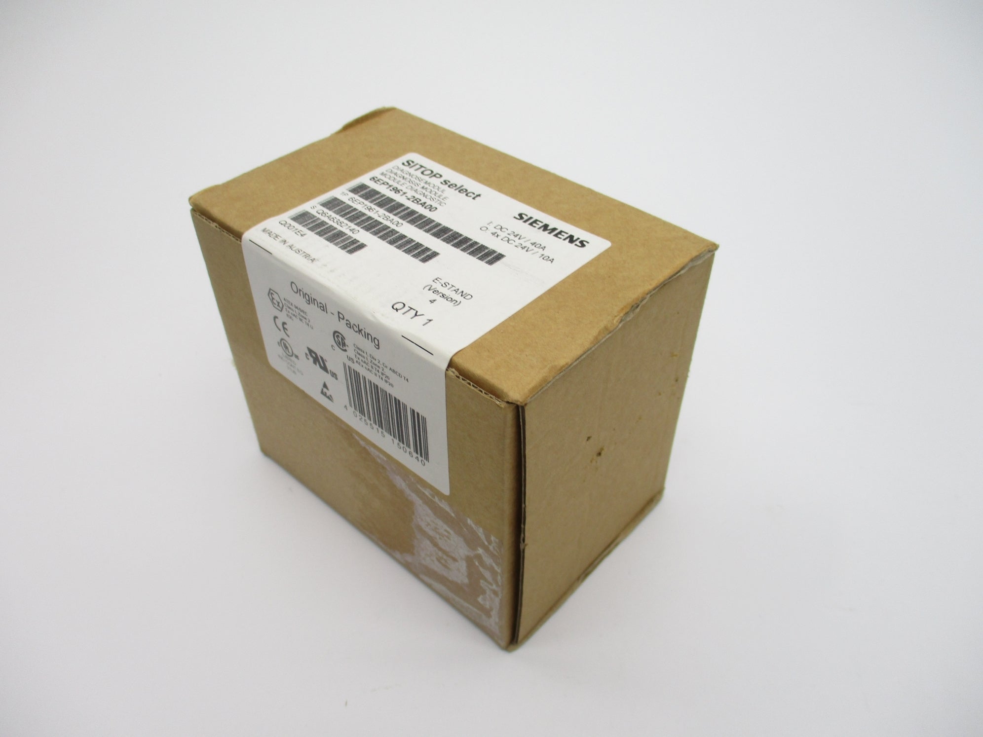 SIEMENS 6EP1961-2BA00 24VDC 40A NSFS