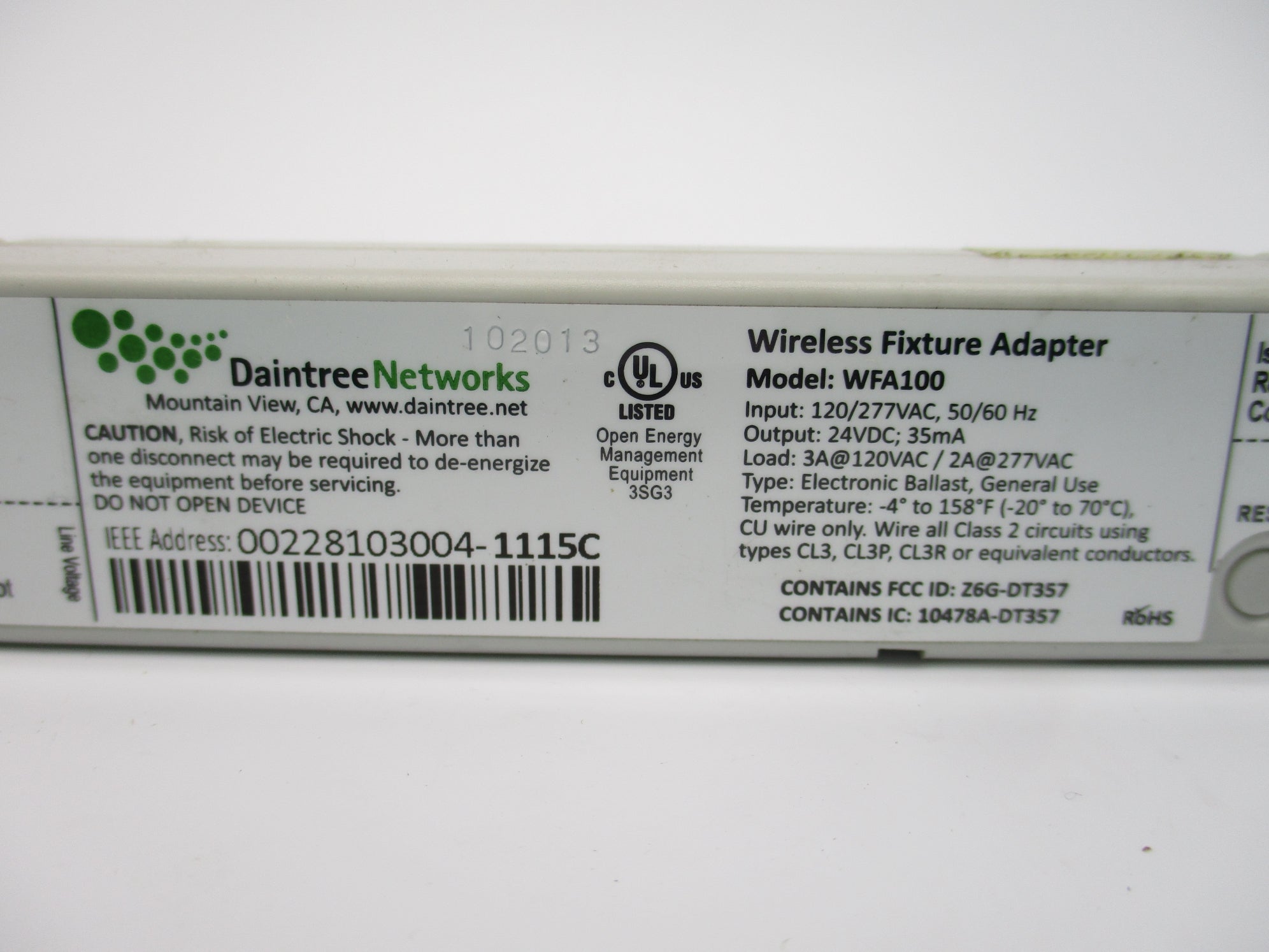 DAINTREE WFA100 UNMP