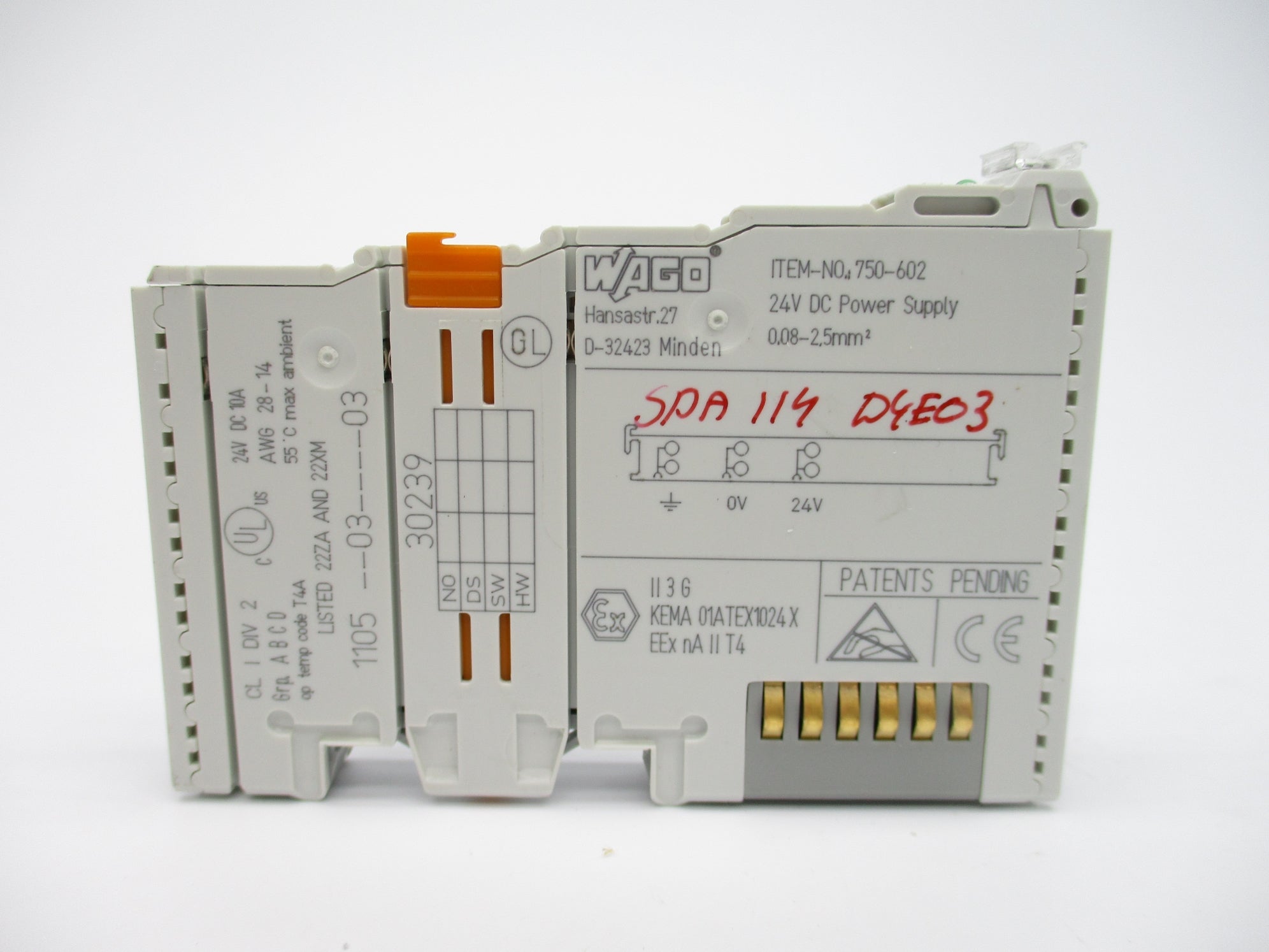 WAGO 750-602 24VDC NSNP