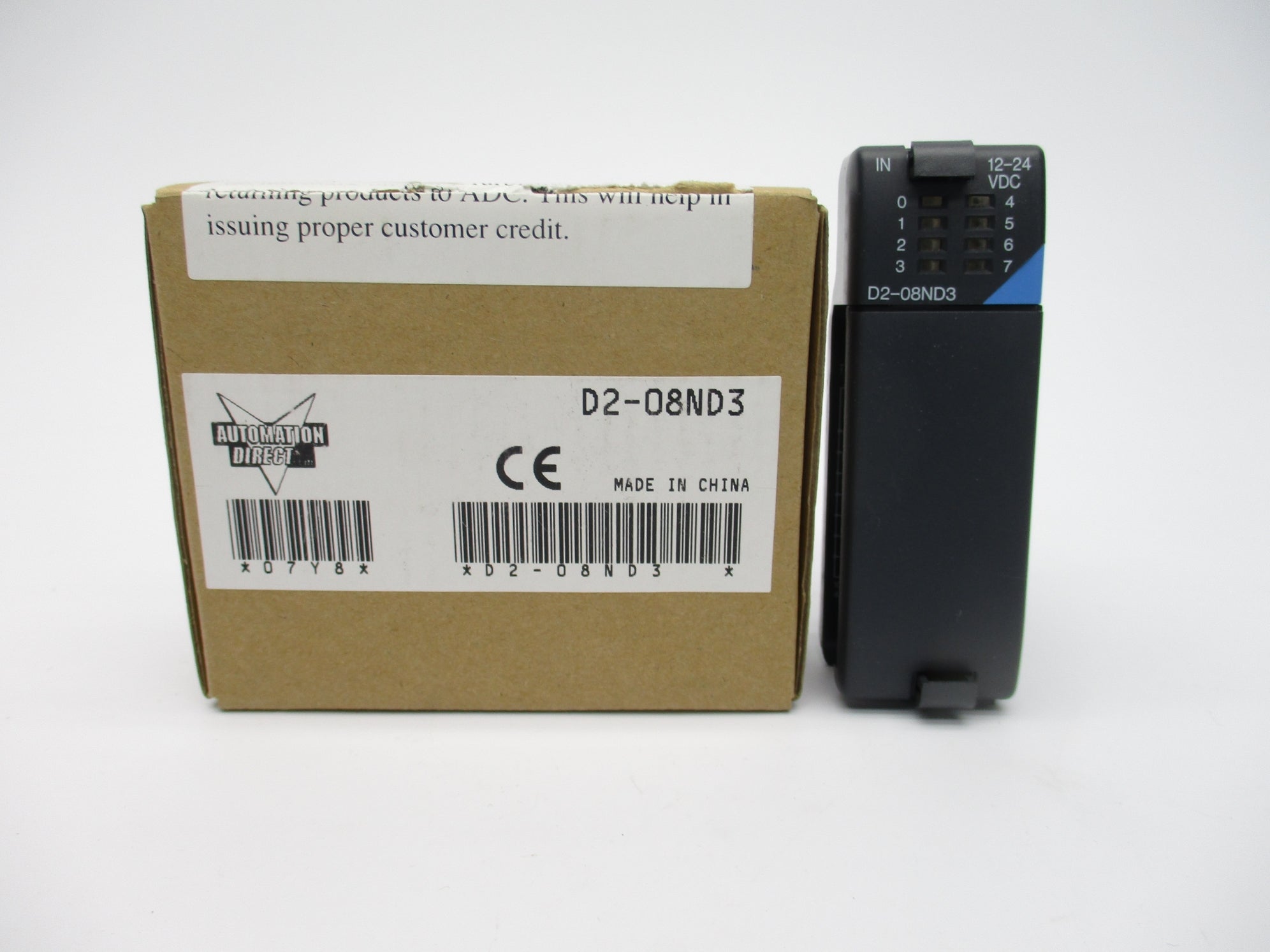 AUTOMATION DIRECT D2-08ND3 12-24VDC NSMP