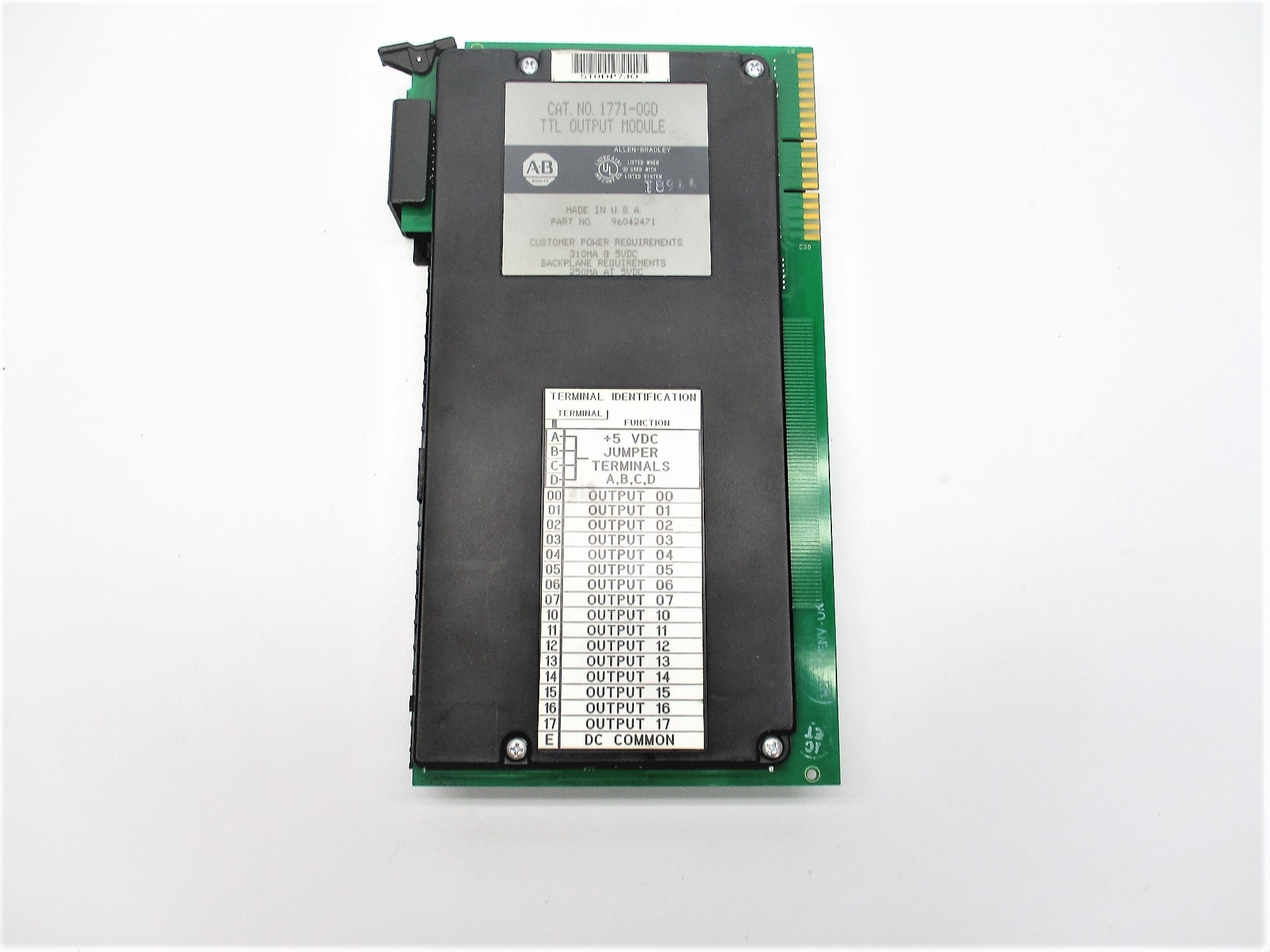 ALLEN BRADLEY 1771-OGD UNMP