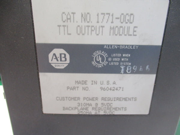 ALLEN BRADLEY 1771-OGD UNMP