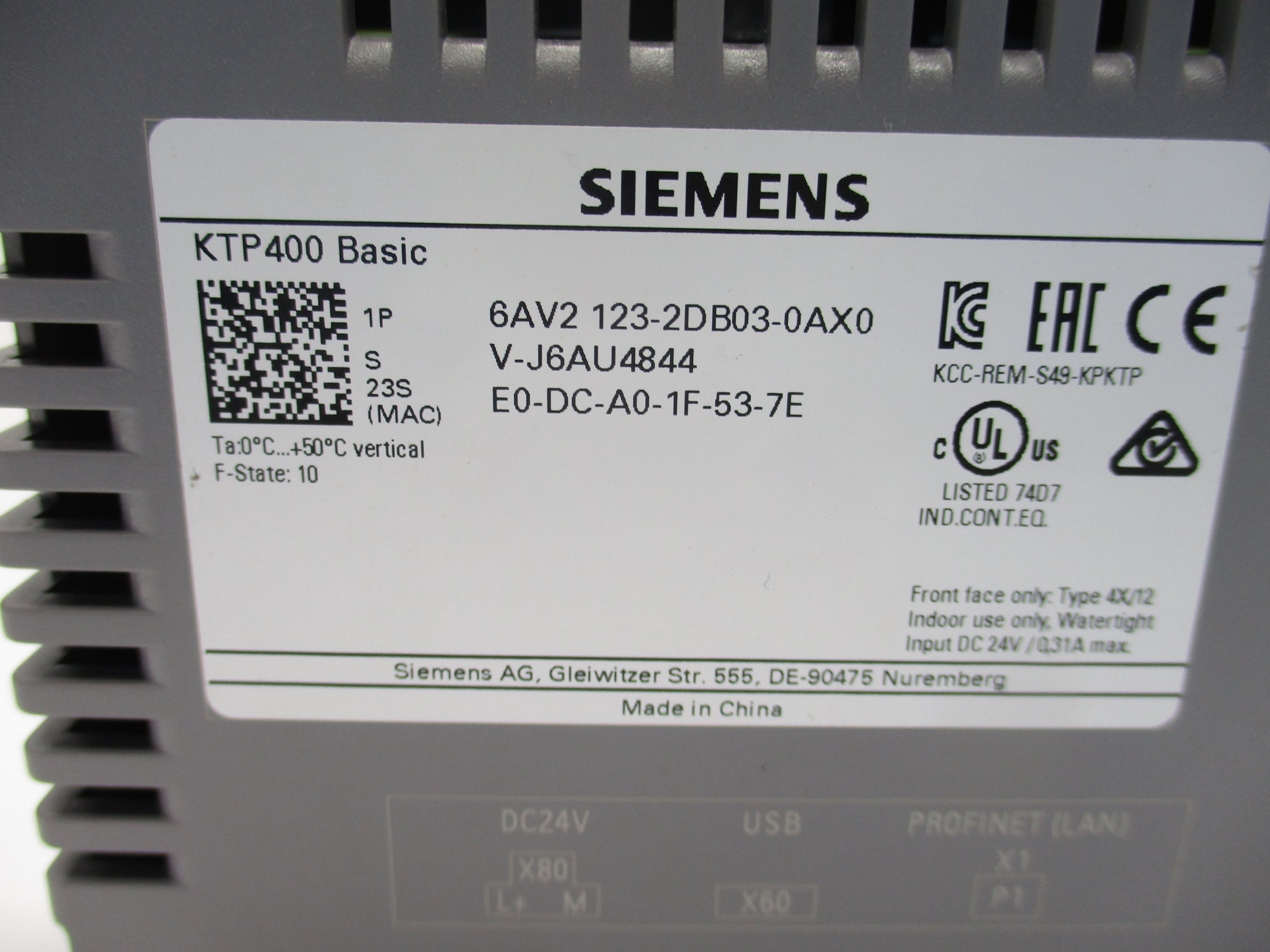 SIEMENS 6AV2123-2DB03-0AX0 NSNP