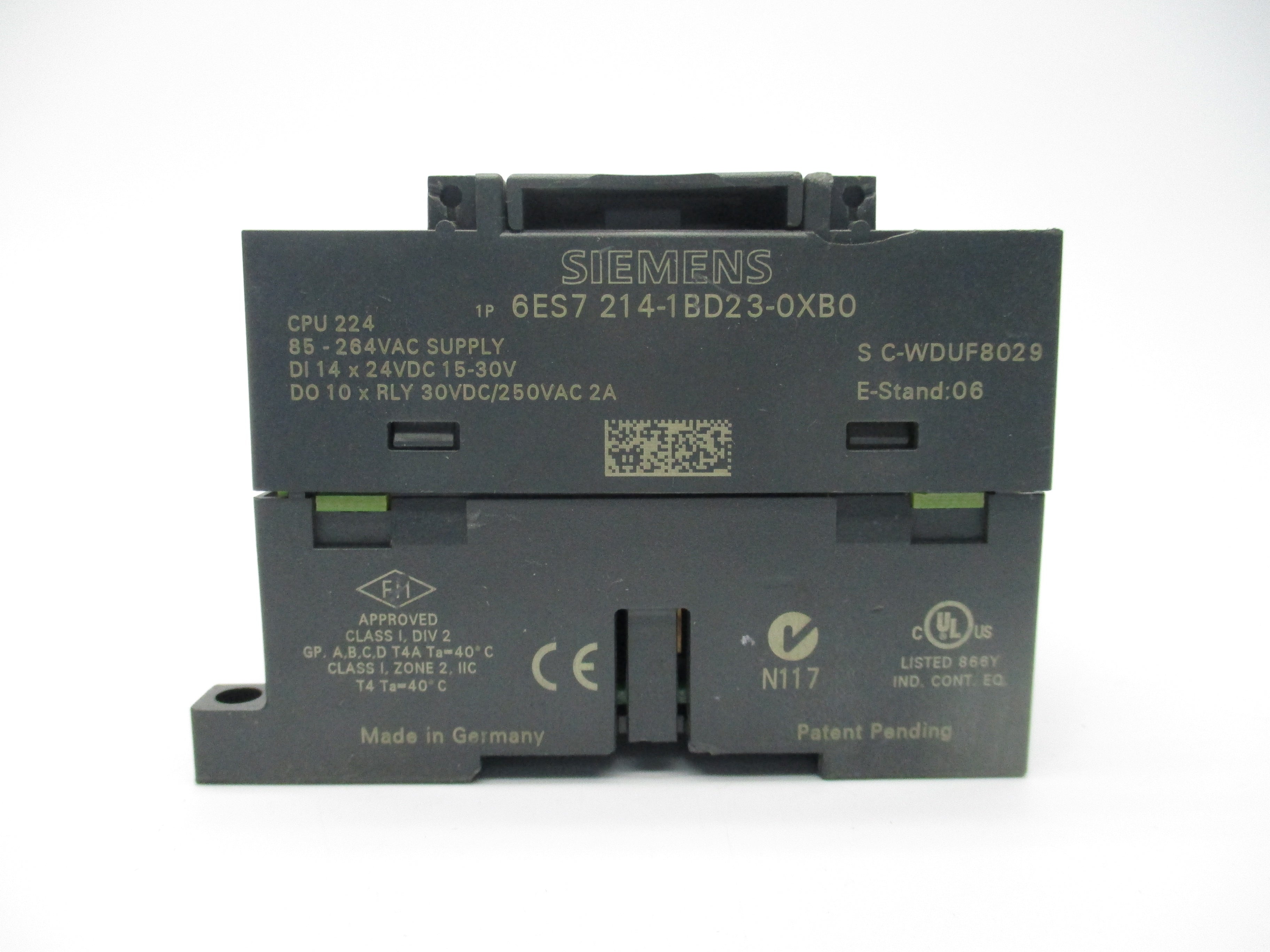 SIEMENS 6ES7214-1BD23-0XB0 (NO DOORS) NSNP