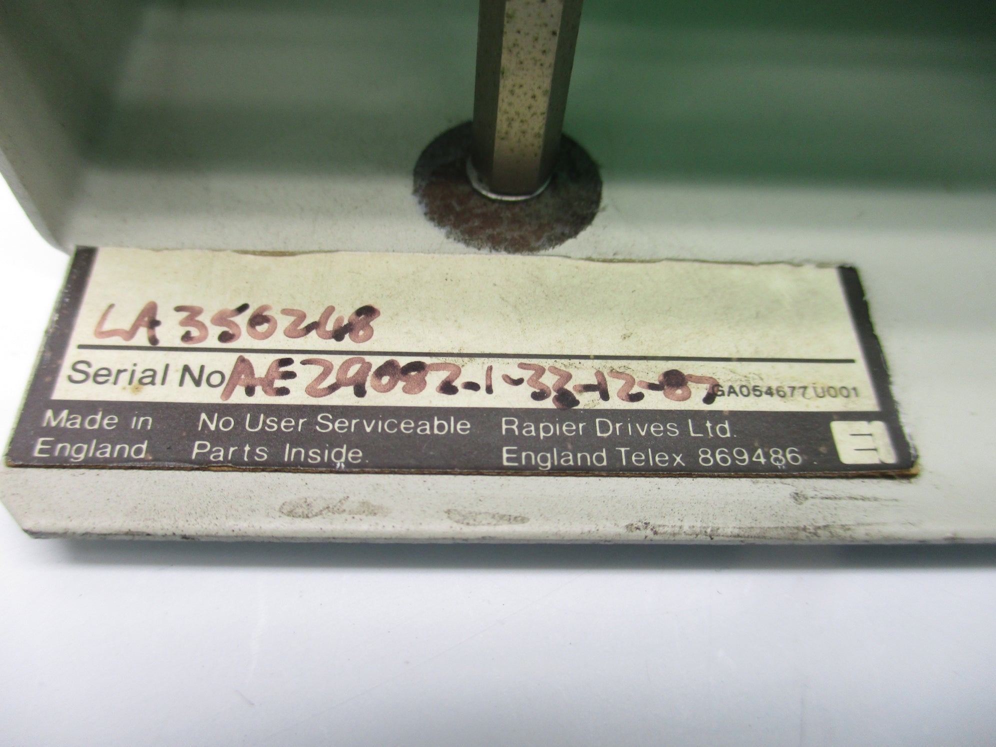 RAPIER DRIVES LA356268 UNMP