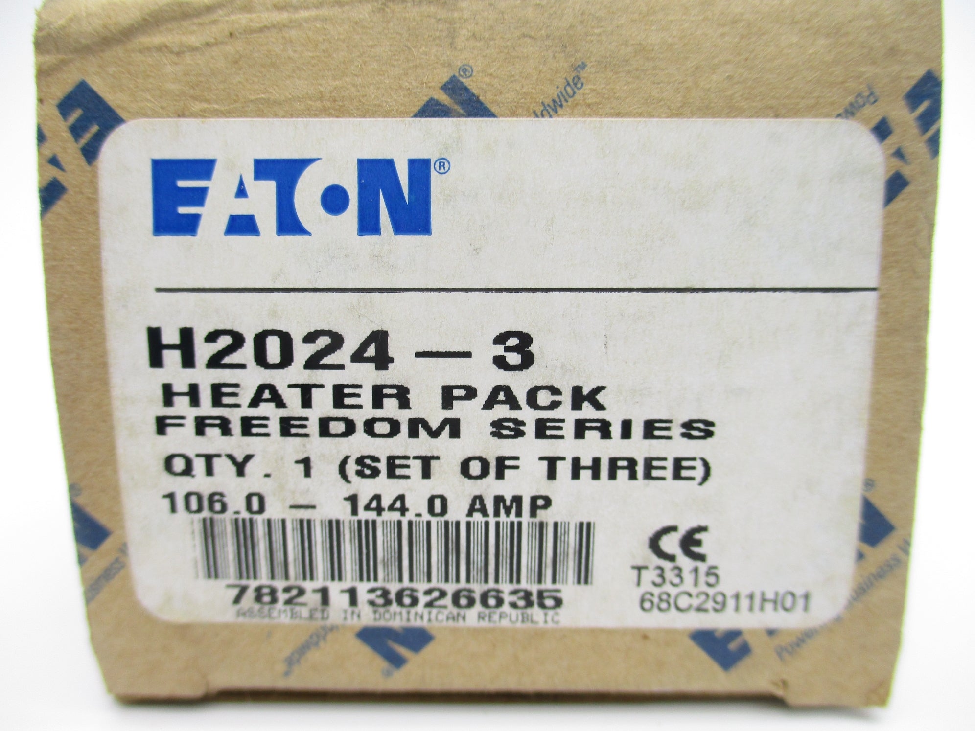 EATON H2024-3 106.0-144.0A (PKG OF 3) NSMP
