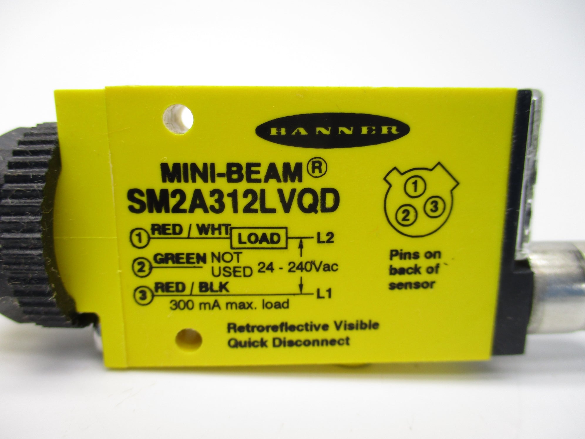 BANNER ENGINEERING SM2A312LVQD 26845 24-240VAC NSMP