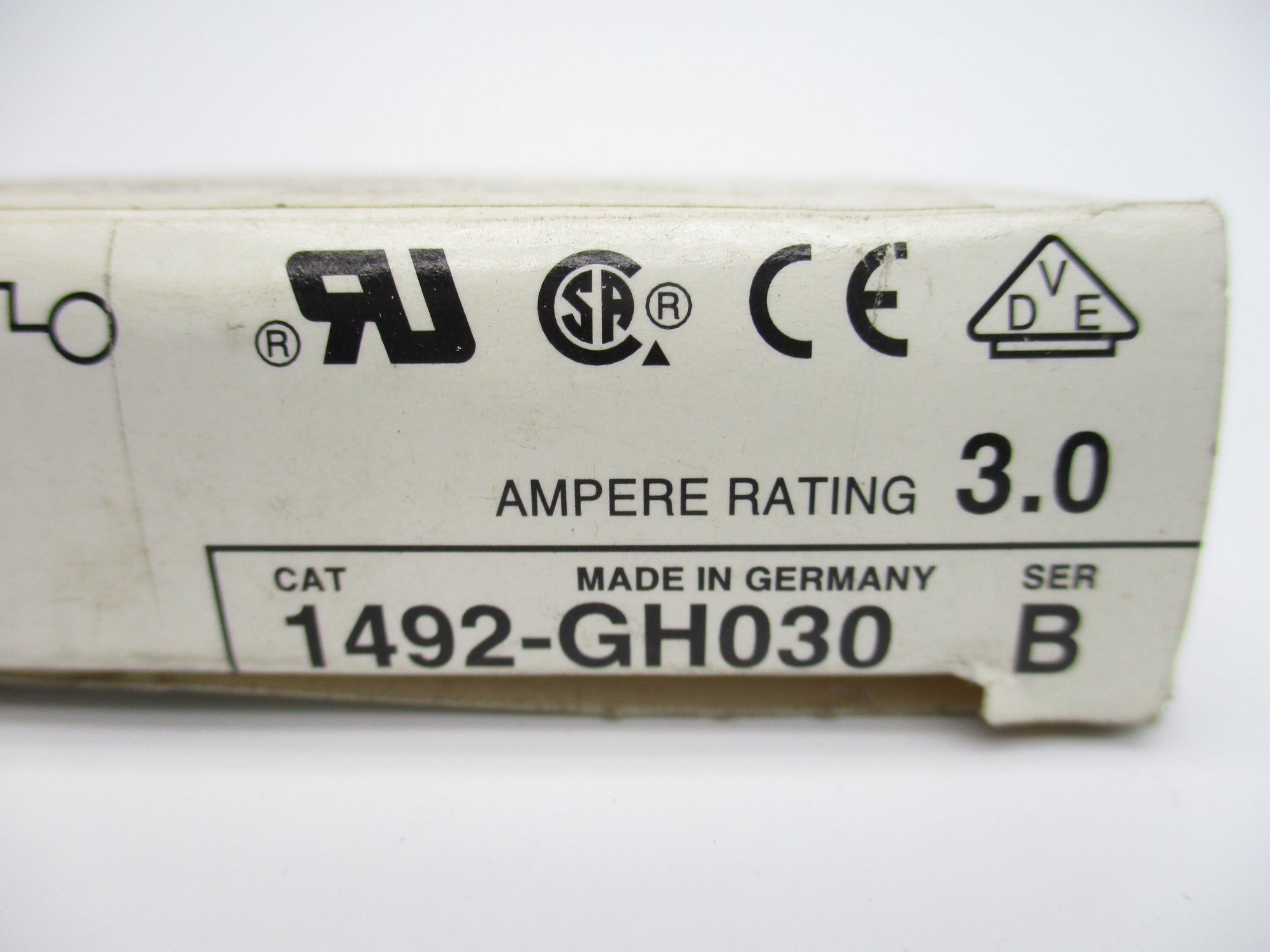 ALLEN BRADLEY 1492-GH030 SER. B 250V 3.00A (WH) NSMP